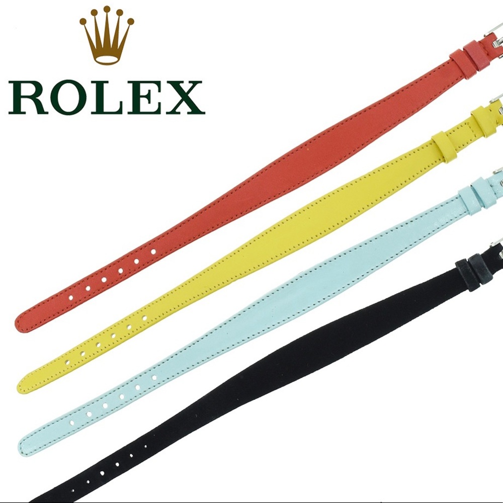 Rolex Chameleon 14k Gold Leather Bracelets ✨ (2)